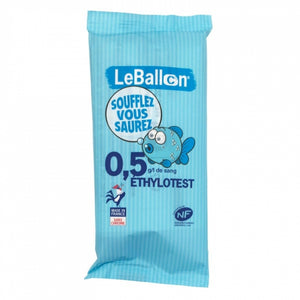 Éthylotest 0,5g/L NF - Jeune Conducteur - Le Ballon