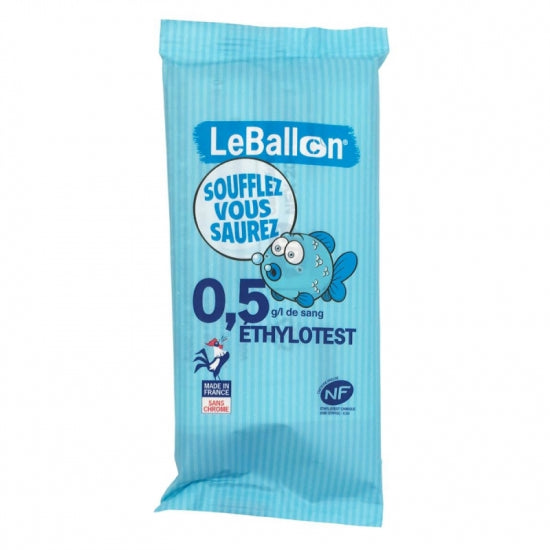 Éthylotest 0,5g/L NF - Jeune Conducteur - Le Ballon